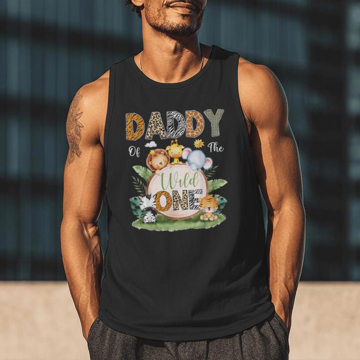 Daddy Of The Wild One 1St Birthday Kids Safari Jungle Men Tank Top