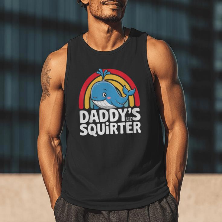 Daddy's Lil Squirter Cute Embarrassing Woman Men Tank Top