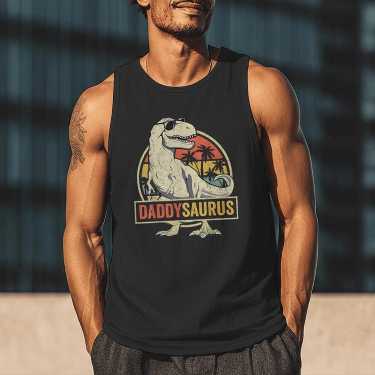 Daddysaurus Shirt T-Rex Dad Dinosaur Men Tank Top