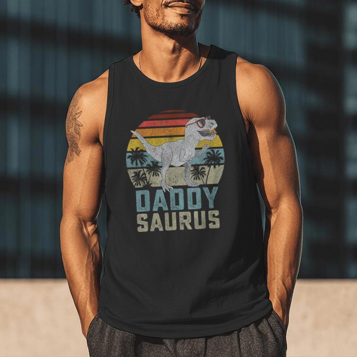 DaddysaurusRex Dinosaur Daddy Saurus Family Matching Men Tank Top DaddysaurusRex Dinosaur Daddy Saurus Family Matching Men Tank Top