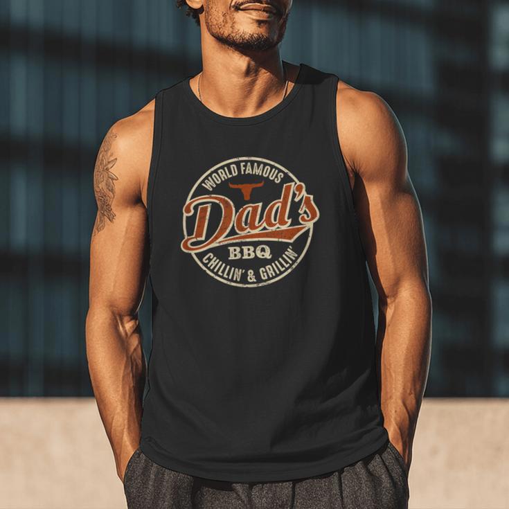 Dad's BBQ Chilling And Grilling Vintage Men Tank Top
