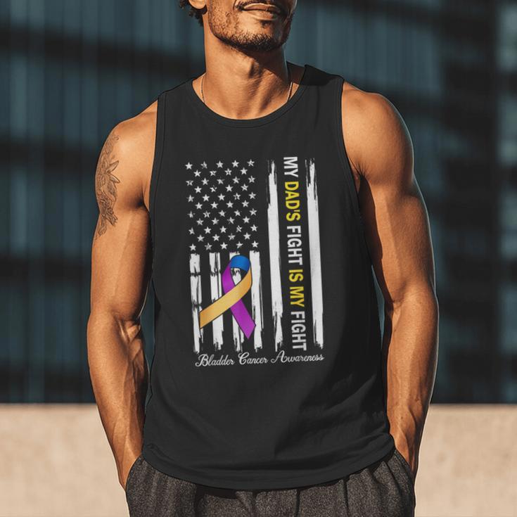 My Dad's Fight Is My Fight Bladder Cancer Awareness Men Tank Top