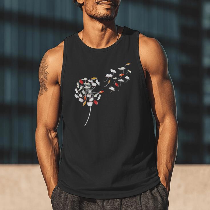Dandelion Books Book Lover Reading Bookworm Reader Men Tank Top