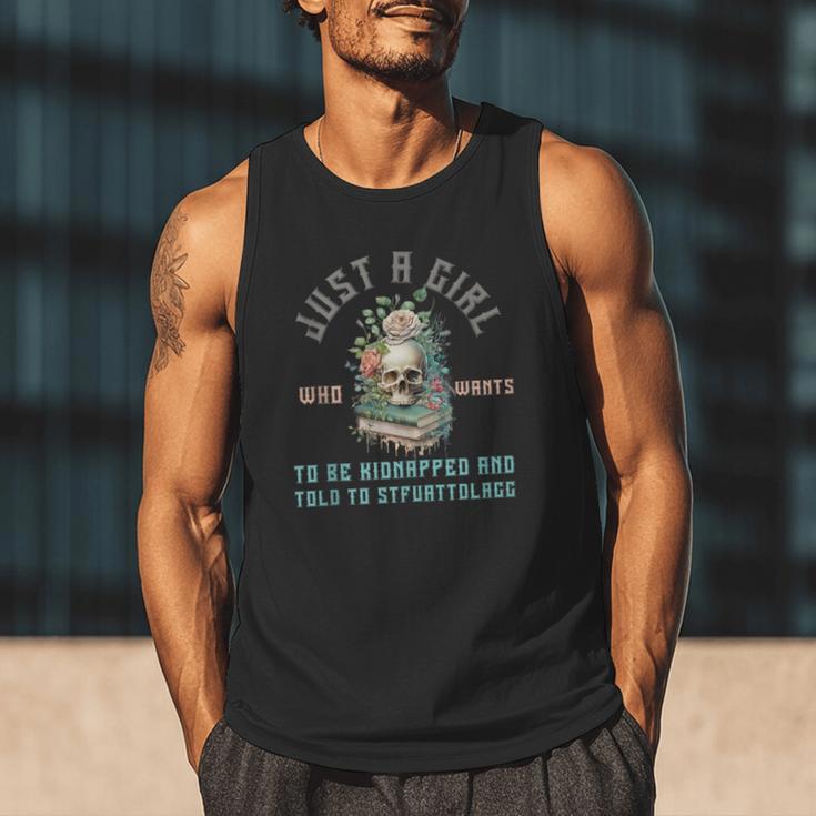 Dark Romance Women STFUATTDLAGG Smutt Book Merch Good Girl Men Tank Top