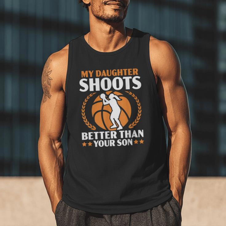 Daughter Basketball Sport Basketball Dad Mom Basketball Fan Men Tank Top