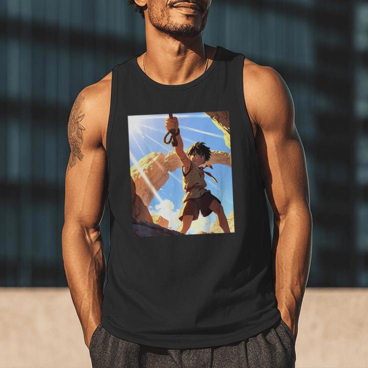 David And Goliath Bible Book Samuel King David Anime Manga Men Tank Top David And Goliath Bible Book Samuel King David Anime Manga Men Tank Top