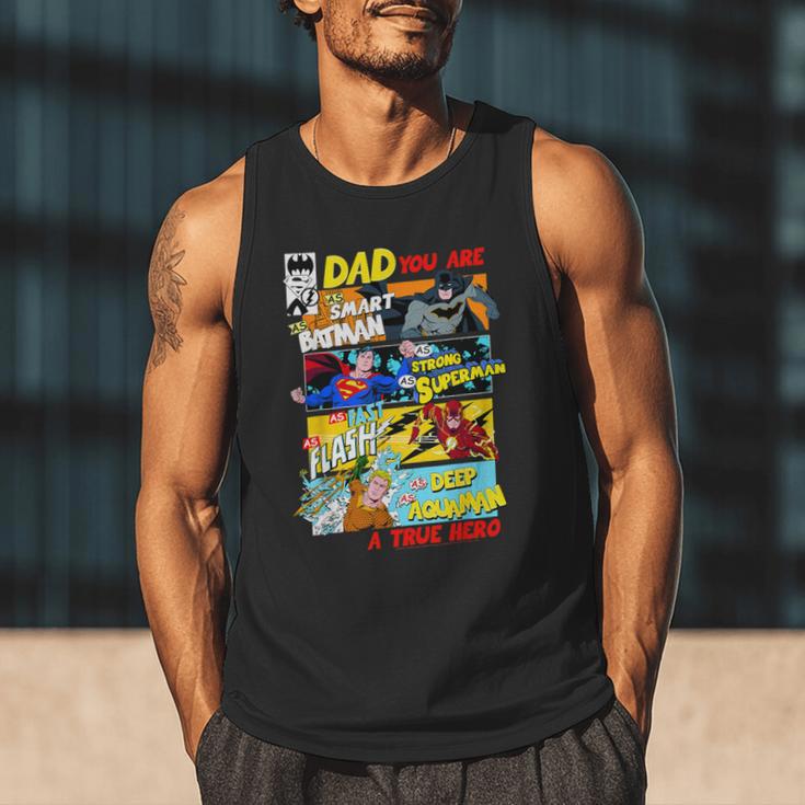 DC Comics Father's Day Justice League Dad Attributes Men Tank Top