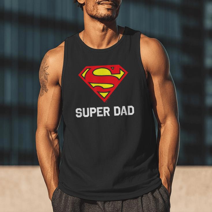 DC Comics Superman Father's Day Super Dad Logo Men Tank Top