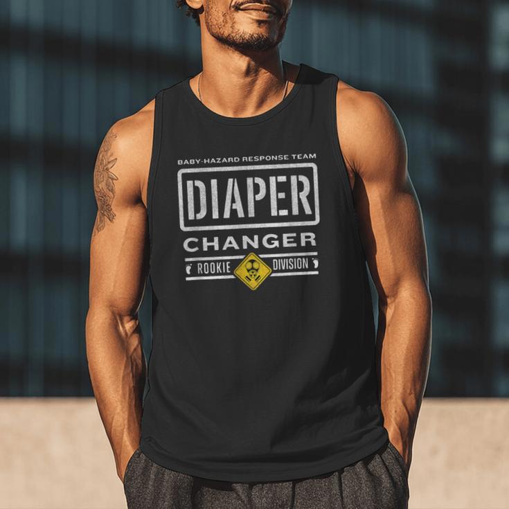 Diaper Changer Duty Expecting Baby New Dad Mom Men Tank Top