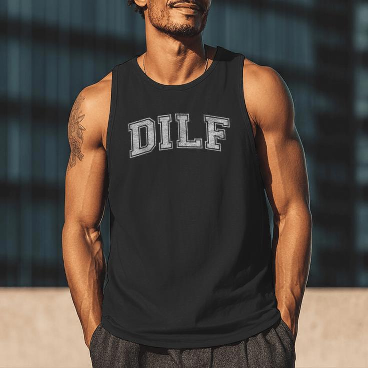 DILF Varsity Style DAD Older More Mature Men Men Tank Top DILF Varsity Style DAD Older More Mature Men Men Tank Top