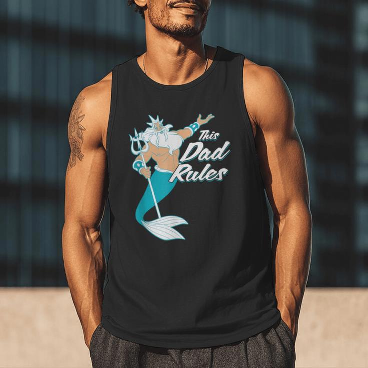 Disney The Little Mermaid King Triton Dad Men Tank Top