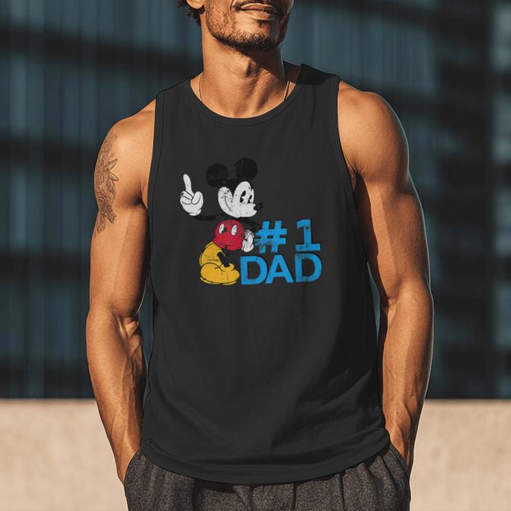 Disney Mickey Mouse Father's Day 1 Dad Men Tank Top Disney Mickey Mouse Father's Day 1 Dad Men Tank Top