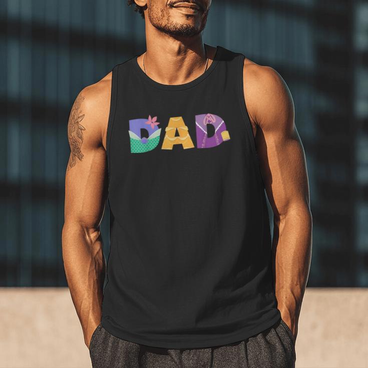 Disney Princess Dad Father’s Day Birthday Men Tank Top
