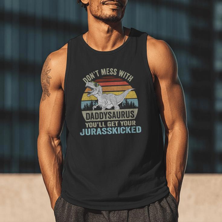Don't Mess With DaddysaurusRex Daddy Saurus Dinosaur Men Men Tank Top Don't Mess With DaddysaurusRex Daddy Saurus Dinosaur Men Men Tank Top