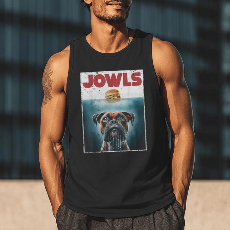 Drooling Boxer Jowls Fawn Dog Mom Dog Dad Burger Men Tank Top