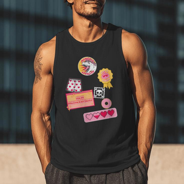 Dungeon Crawler Carl Colorful Sticker Collage LitRPG Book Men Tank Top