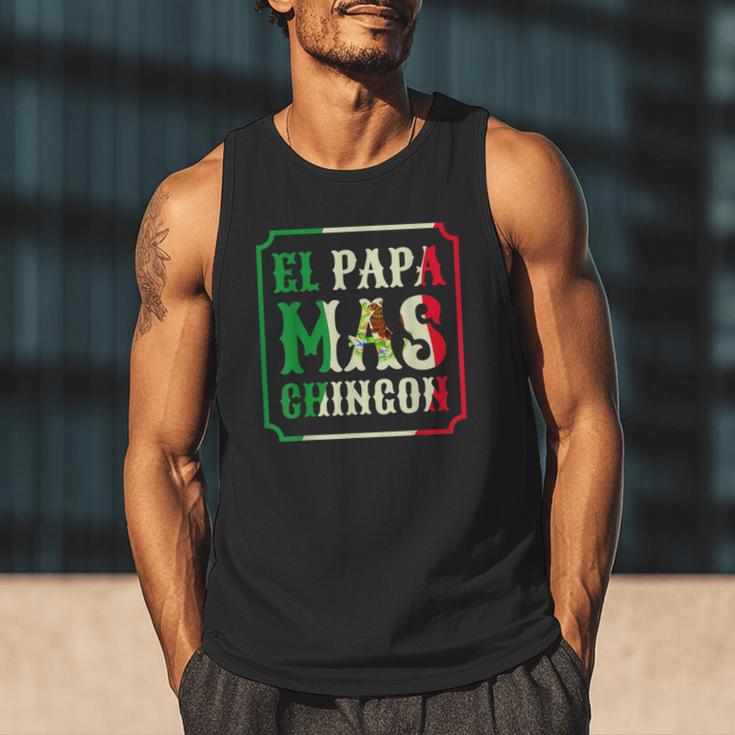 El Papa Mas Chingon Best Mexican Great Dad Men Tank Top