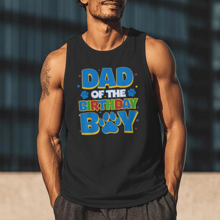 Family Matching Party Shirt Dad Of The Birthday Boy Men Tank Top
