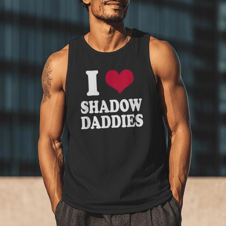 Fantasy Romantasy Book Lover I Love Heart Shadow Daddies Men Tank Top