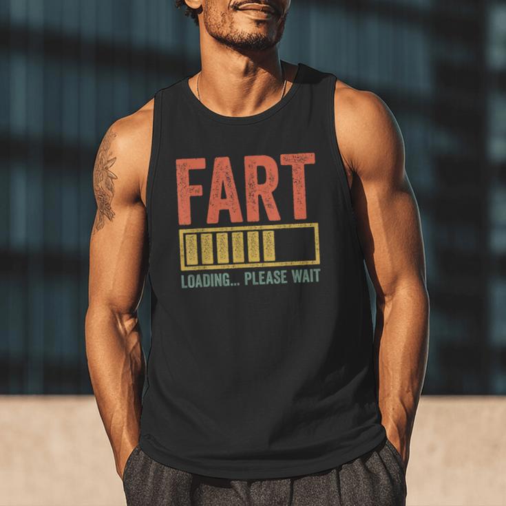 Fart Loading Please Wait Shirt Men Dad Joke Fathers Day Men Tank Top