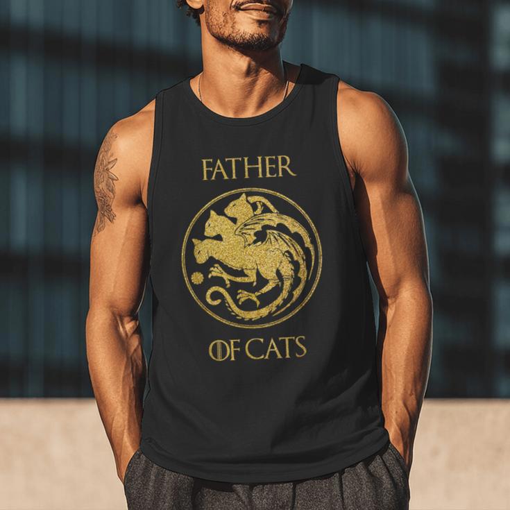 Father Of Cats Shirt Cat Dad Cat Daddy Men Tank Top