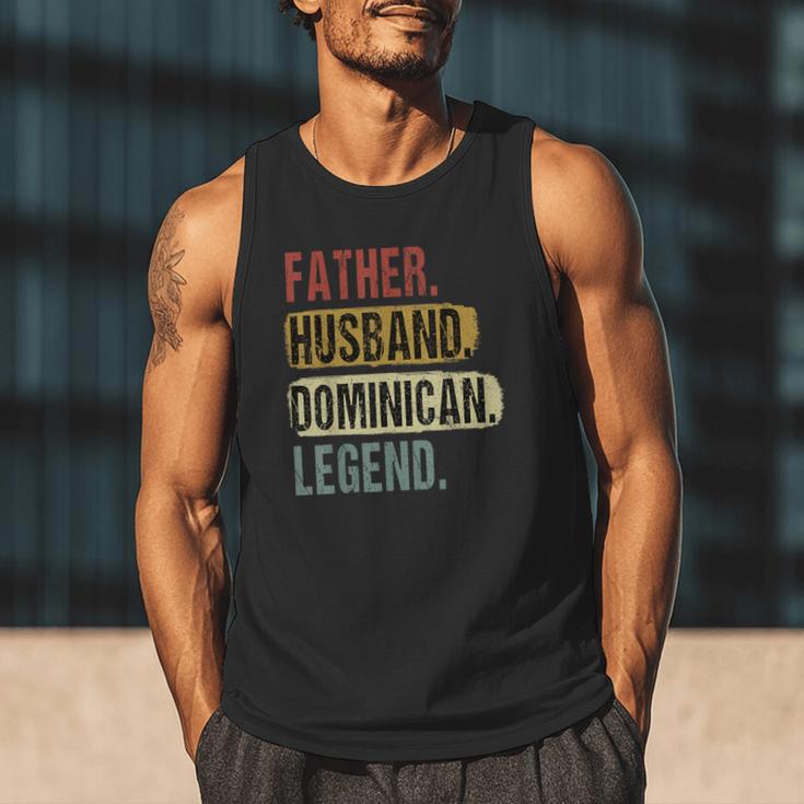 Father Husband Dominican Legend Dominica Dad Father's Day Men Tank Top