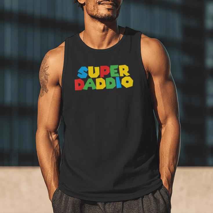 Fatherly Powers Unleashed Gamer Super Dad From Wife & Kids Men Tank Top