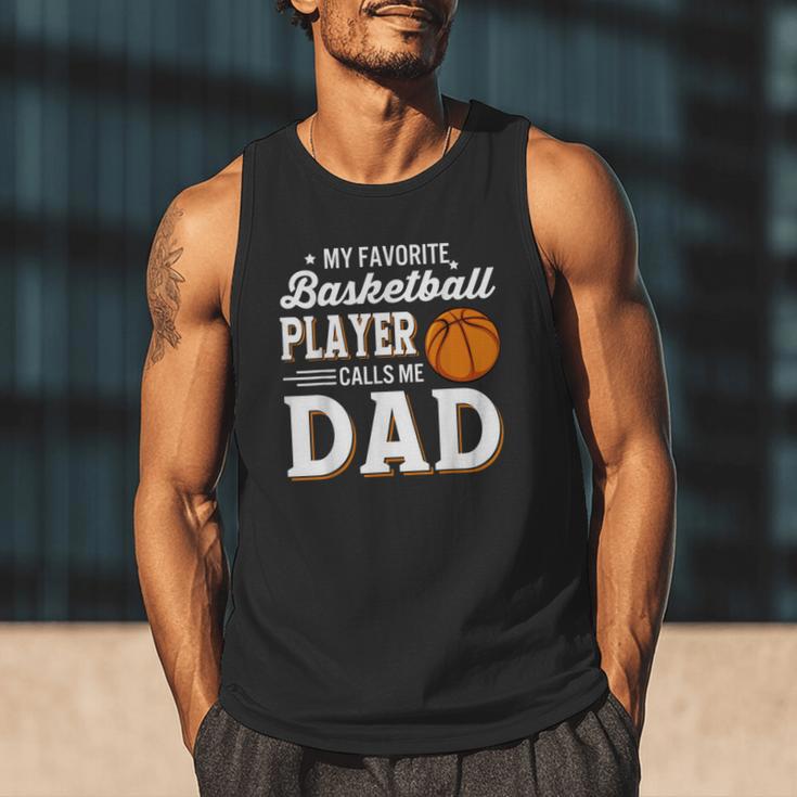 My Favorite Basketball Player Calls Me Dad Men Tank Top