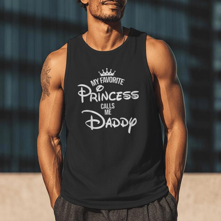 My Favorite Princess Calls Me Daddy Daughter Fathers Day Men Tank Top