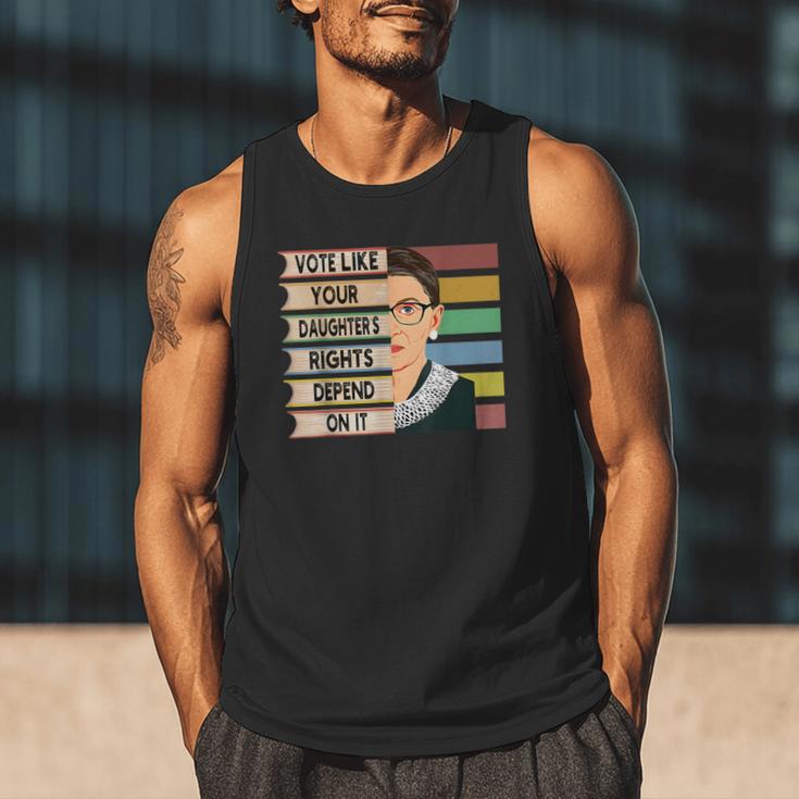 Feminist Ruth Bader Ginsburg RBG Quote Girl With Book Women Men Tank Top Feminist Ruth Bader Ginsburg RBG Quote Girl With Book Women Men Tank Top