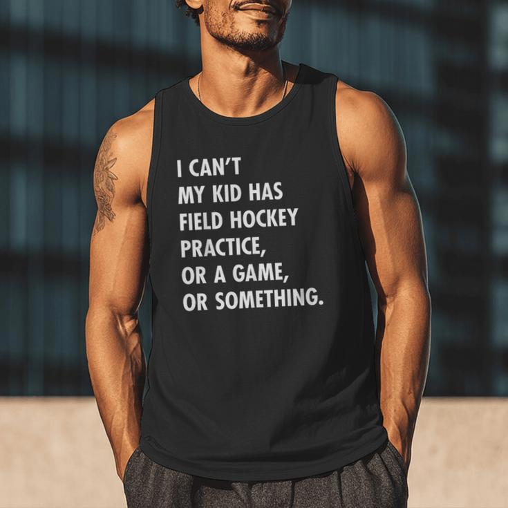 Field Hockey Mom And Dad Practice Game Men Tank Top