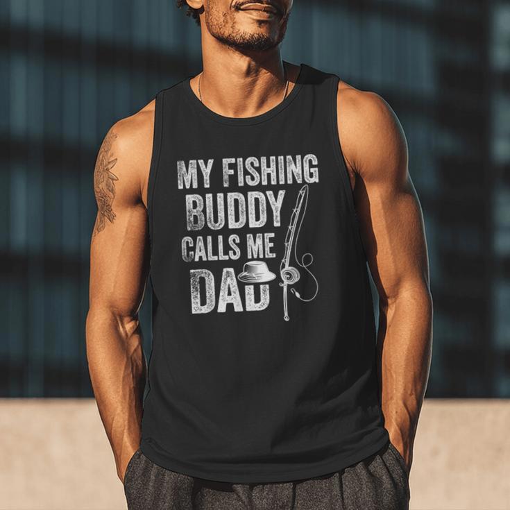 My Fishing Buddy Calls Me Dad Fisherman Men Tank Top