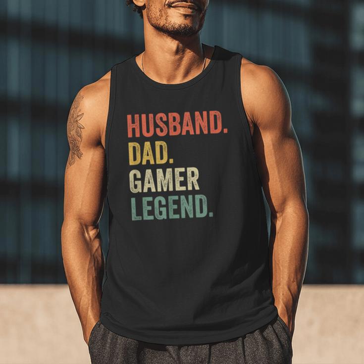 Gamer Husband Dad Video Game Legend Father's Day Men Tank Top