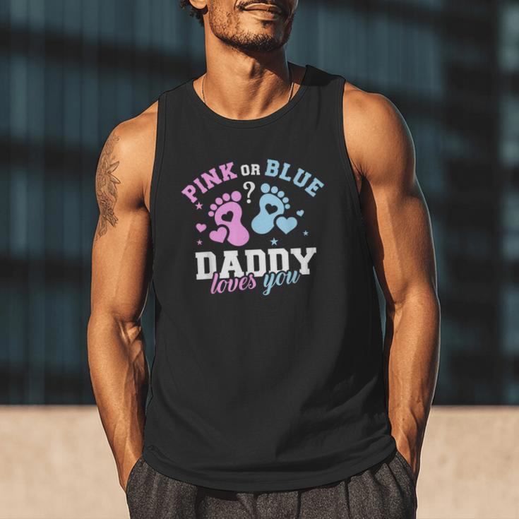 Gender Reveal Daddy Dad Men Tank Top