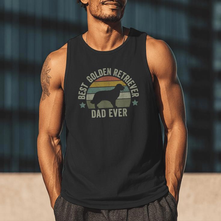 Golden Retriever Dad Dog Shirt Fathers Day Doggy Men Tank Top