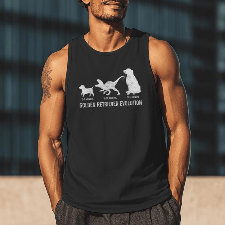 Golden Retriever Mom Dad Puppy Dog Owner Dog Lover Men Tank Top