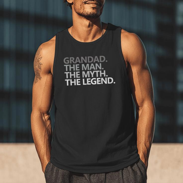 Grandad The Man Myth Legend Grandpa Papa Men Tank Top