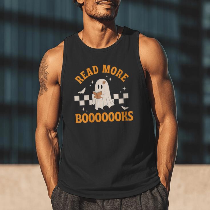 Groovy Halloween Teacher Spooky Read More Book Women Girl Men Tank Top Groovy Halloween Teacher Spooky Read More Book Women Girl Men Tank Top