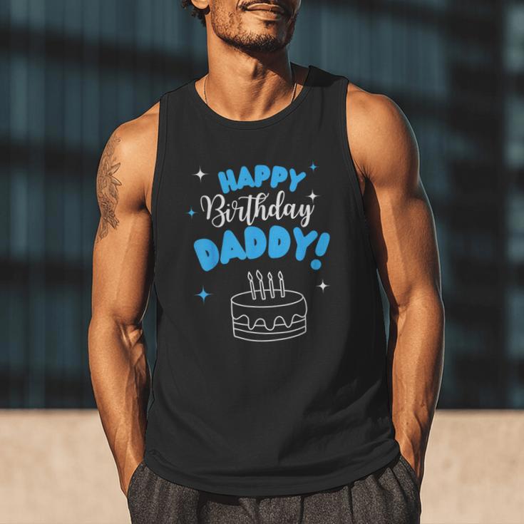 Happy Birthday Daddy Dad Birthday Bday Costume Family Party Men Tank Top