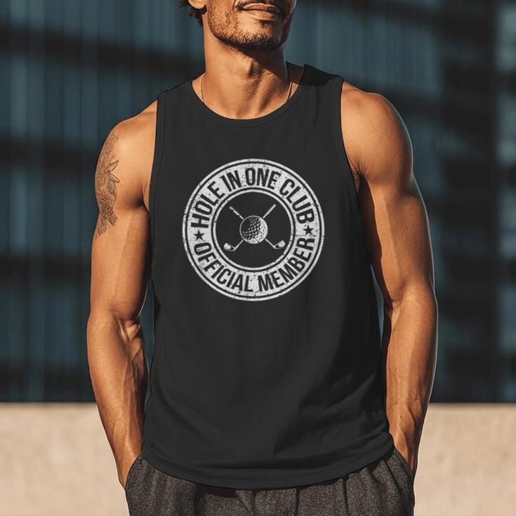 Hole In One Golf Dad & Cart Golfer Men Tank Top