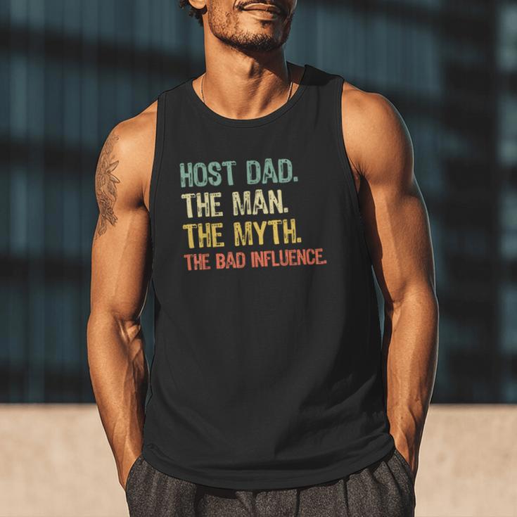 Host Dad The Man Myth The Bad Influence Retro Men Tank Top