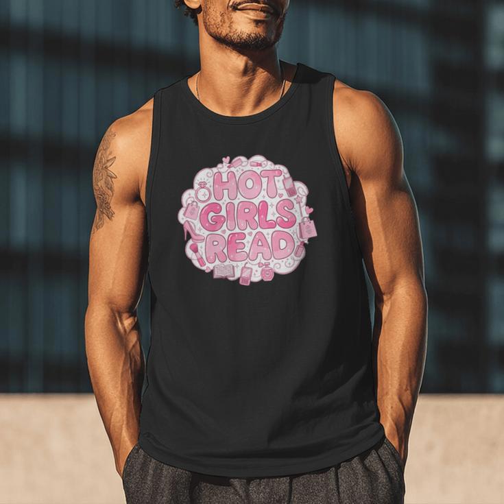 Hot Girls Read Pink Aesthetic Book Lover Reading Men Tank Top Hot Girls Read Pink Aesthetic Book Lover Reading Men Tank Top