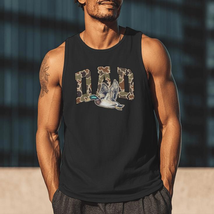Hunting Dad Duck Camouflage Camo Preppy Camo Dad Camo Men Tank Top
