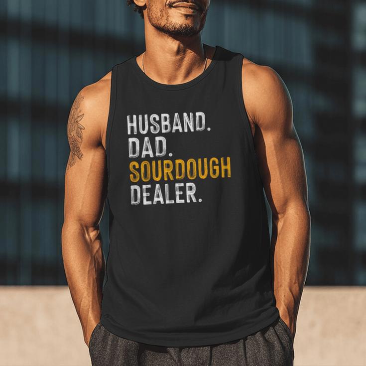 Husband Dad Sourdough Dealer Sourdough Baker Men Tank Top