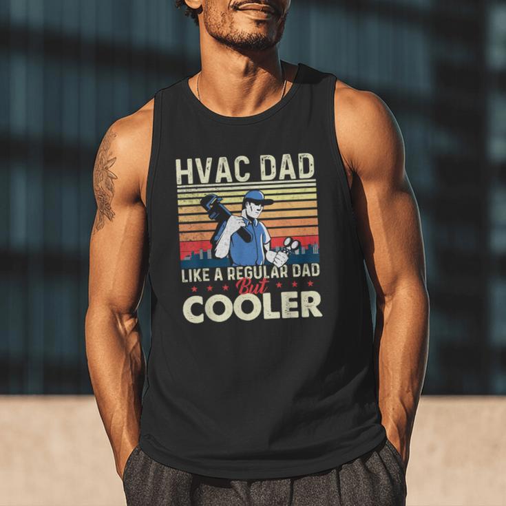 HVAC Dad Like A Regular Dad HVAC Technician AC Repairman Men Tank Top