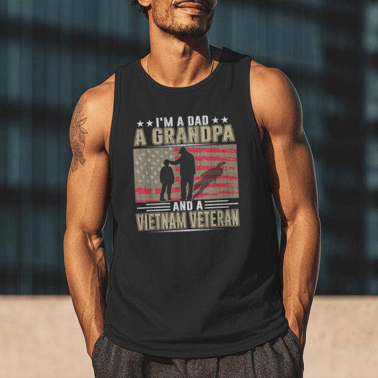 I'm A Dad a Grandpa And a Vietnam Veteran Men Tank Top