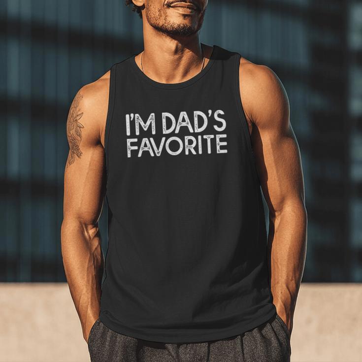 I'm Dad's Favorite Daughter Son Humor Dads Favourite Men Tank Top I'm Dad's Favorite Daughter Son Humor Dads Favourite Men Tank Top