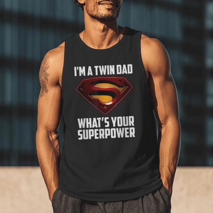 I'm A Twin DAD-What's Your Superpower Men Tank Top