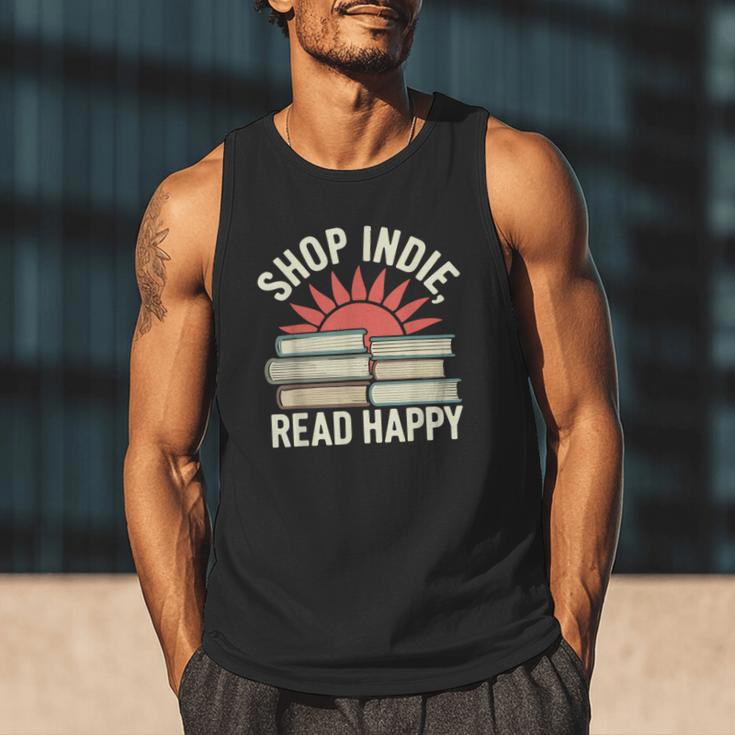 Independent Bookstore Fans Shop Local Literary Community Men Tank Top