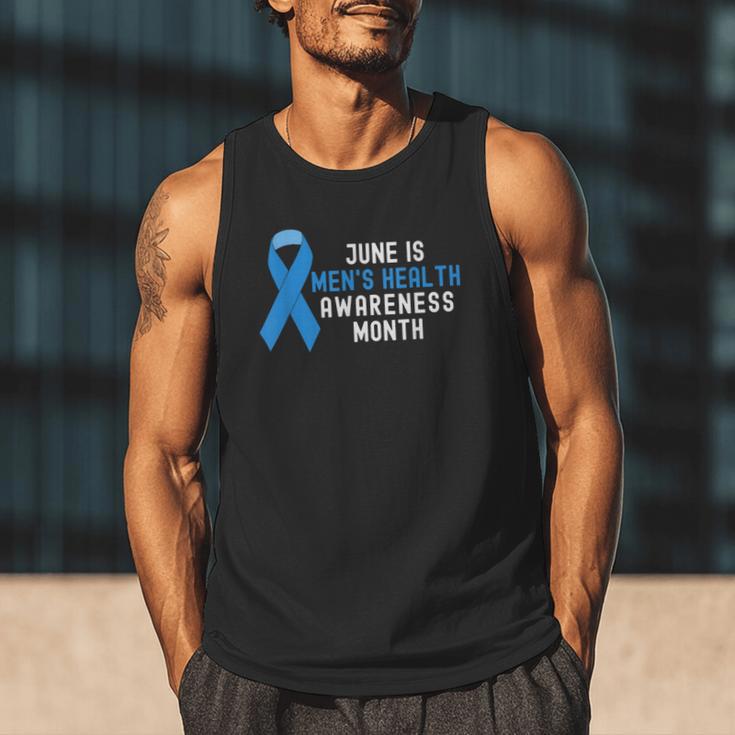 June Is Men’s Health Awareness Month Ribbon For Dad Grandpa Men Tank Top
